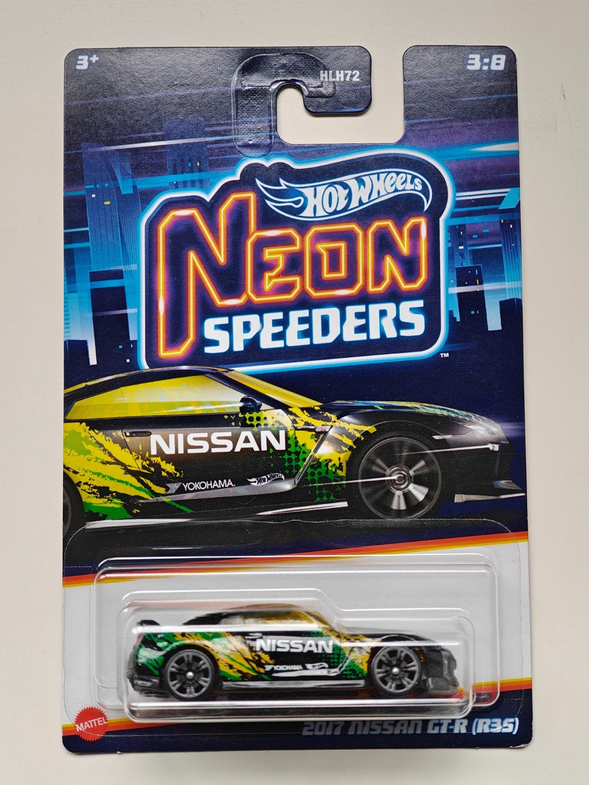 Hot Wheels Nissan GT-R R35 Neon Speeders, Ophalen of Verzenden, Auto
