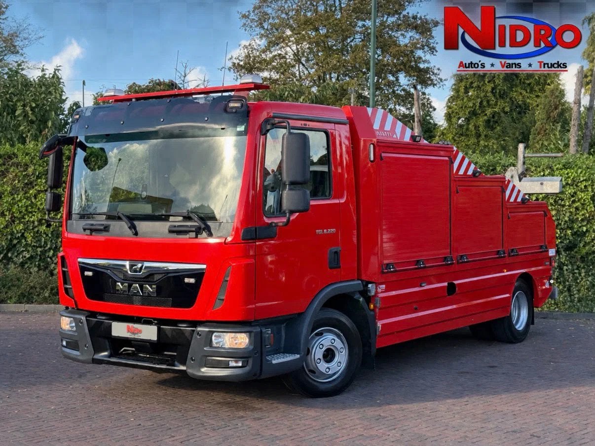 MAN TGL 8.220 8.220 TowTruck Abschlepwagen Takelwagen Botti, Auto's, Automaat, Achterwielaandrijving, Euro 6, MAN