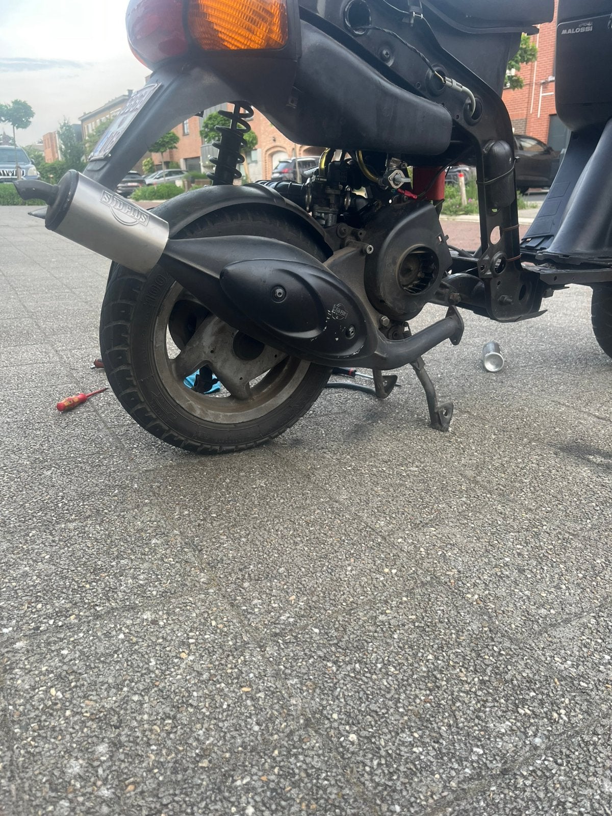 Piaggio zip type 3 blok Plug and Play, Fietsen en Brommers, Scooters | Piaggio, Gebruikt, Zip, Klasse B (45 km/u), Tweetakt, Ophalen