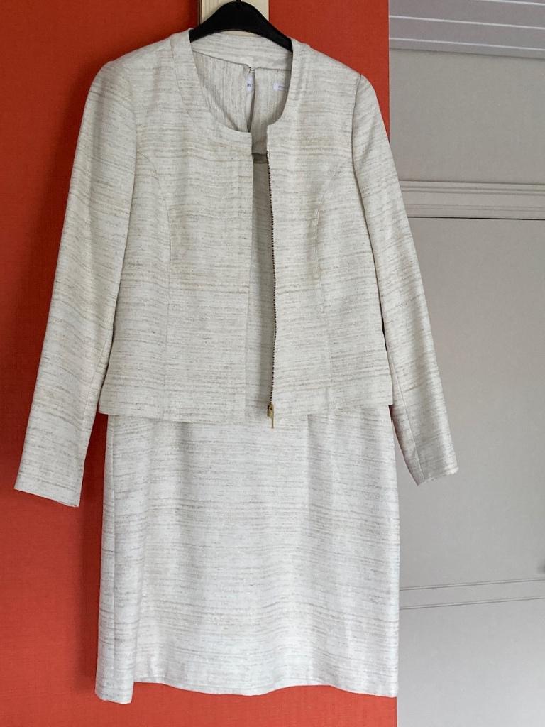 Heel mooie jurk met jasje ATMOS FASHION, maat 42. Zr. g. st., Taille 42/44 (L), Enlèvement ou Envoi, Atmos fashion, Comme neuf