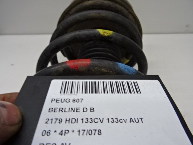 RESSORT DE SUSPENSION AVANT Peugeot 607 (9D / U), Autos : Pièces & Accessoires, Utilisé, Peugeot