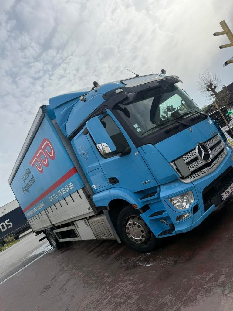 Mercedes actros, Automaat, Stof, Blauw, Mercedes-Benz