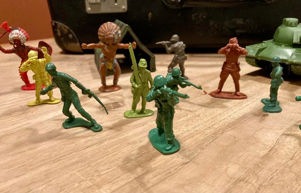 Miniatuursoldaatjes en attributen, Ophalen of Verzenden, Gebruikt