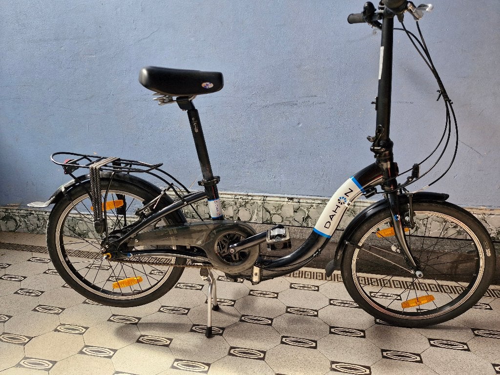 Plooifiets vouwfiets dahon lage instap, Fietsen en Brommers, Fietsen | Vouwfietsen, Ophalen, 20 inch of meer, Velgrem, Versnellingen