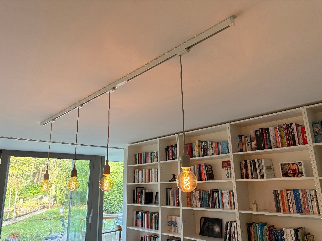 Set van 4 Muuto hanglampen - Simple Design, Ophalen, Gebruikt, Design, E27 (groot)