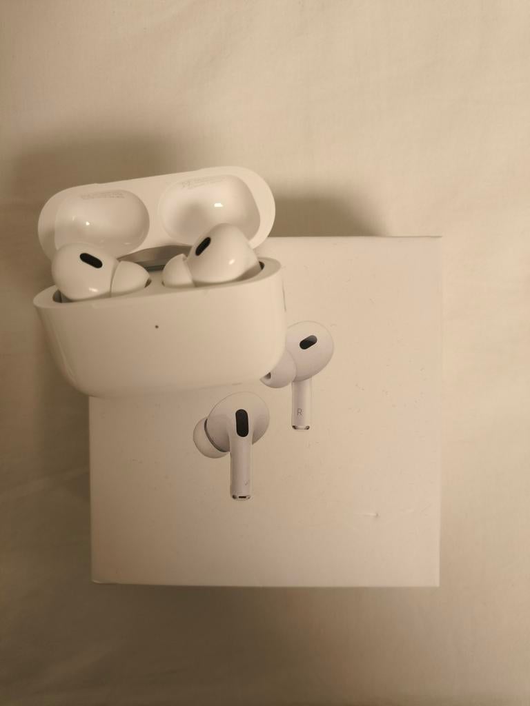 AirPods Pro 2, Télécoms, Téléphonie mobile | Écouteurs, Détection de port, Utilisé, Blanc, Intra-auriculaires (In-Ear)
