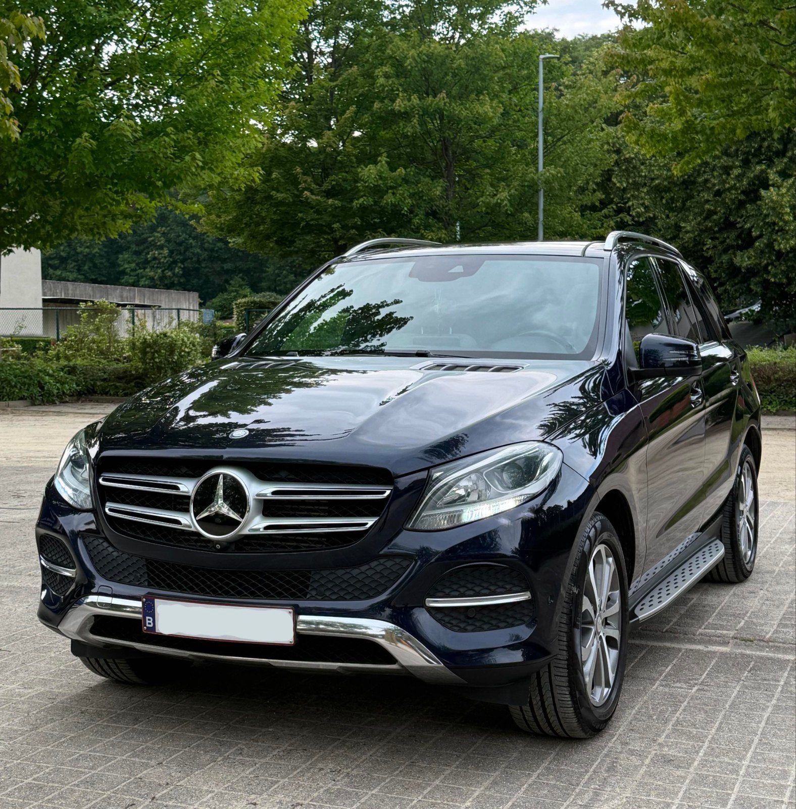 Mercedes GLE250d | 2016 | Pano, Auto's, Automaat, Achterwielaandrijving, 140 g/km, Blauw
