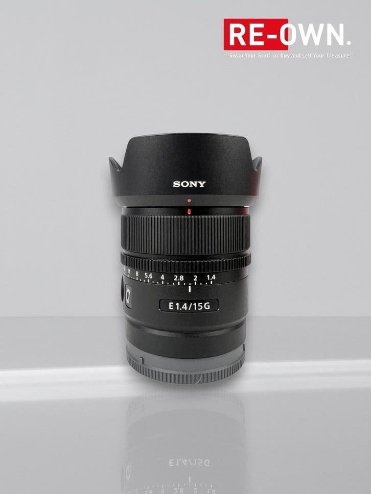 SONY E 15MM F/1.4 G | NIEUWSTAAT | DOOS | GROOTHOEK |, Audio, Tv en Foto, Sony E-mount, Sony, ,, Zo goed als nieuw