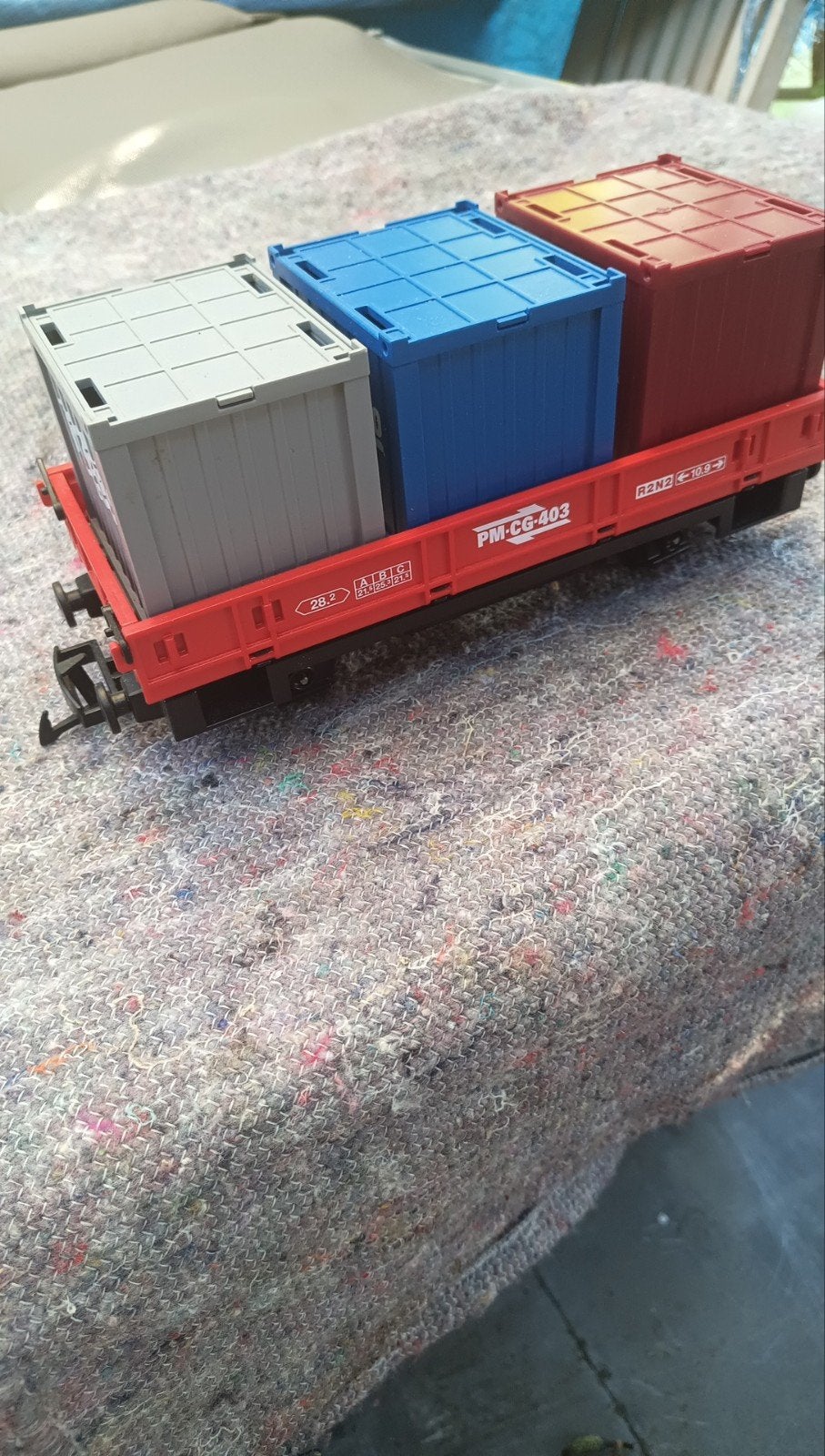 Play mobil vlakke treinwagon met containers, Enfants & Bébés, Jouets | Playmobil, Enlèvement ou Envoi