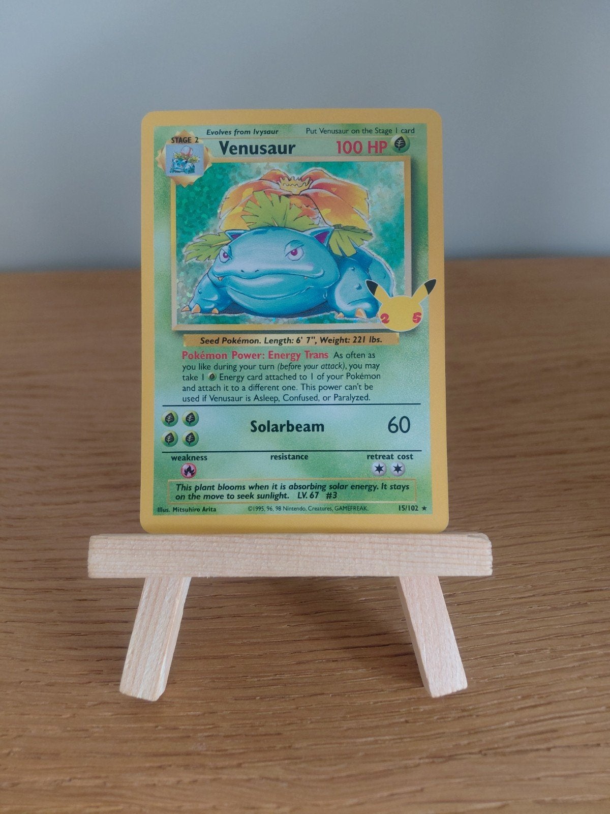 pokémon kaart Venusaur, Hobby en Vrije tijd, Ophalen of Verzenden, Zo goed als nieuw, Losse kaart
