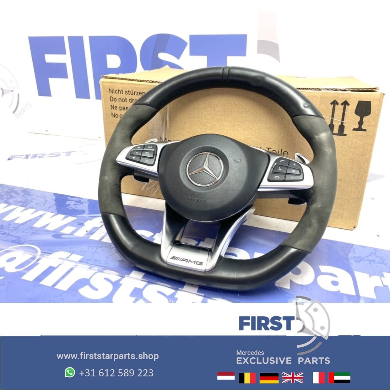 63 AMG STUUR W205 C205 C63 W253 C253 GLC63 W166 C292 GLE63 K, Utilisé, -, -, Enlèvement ou Envoi