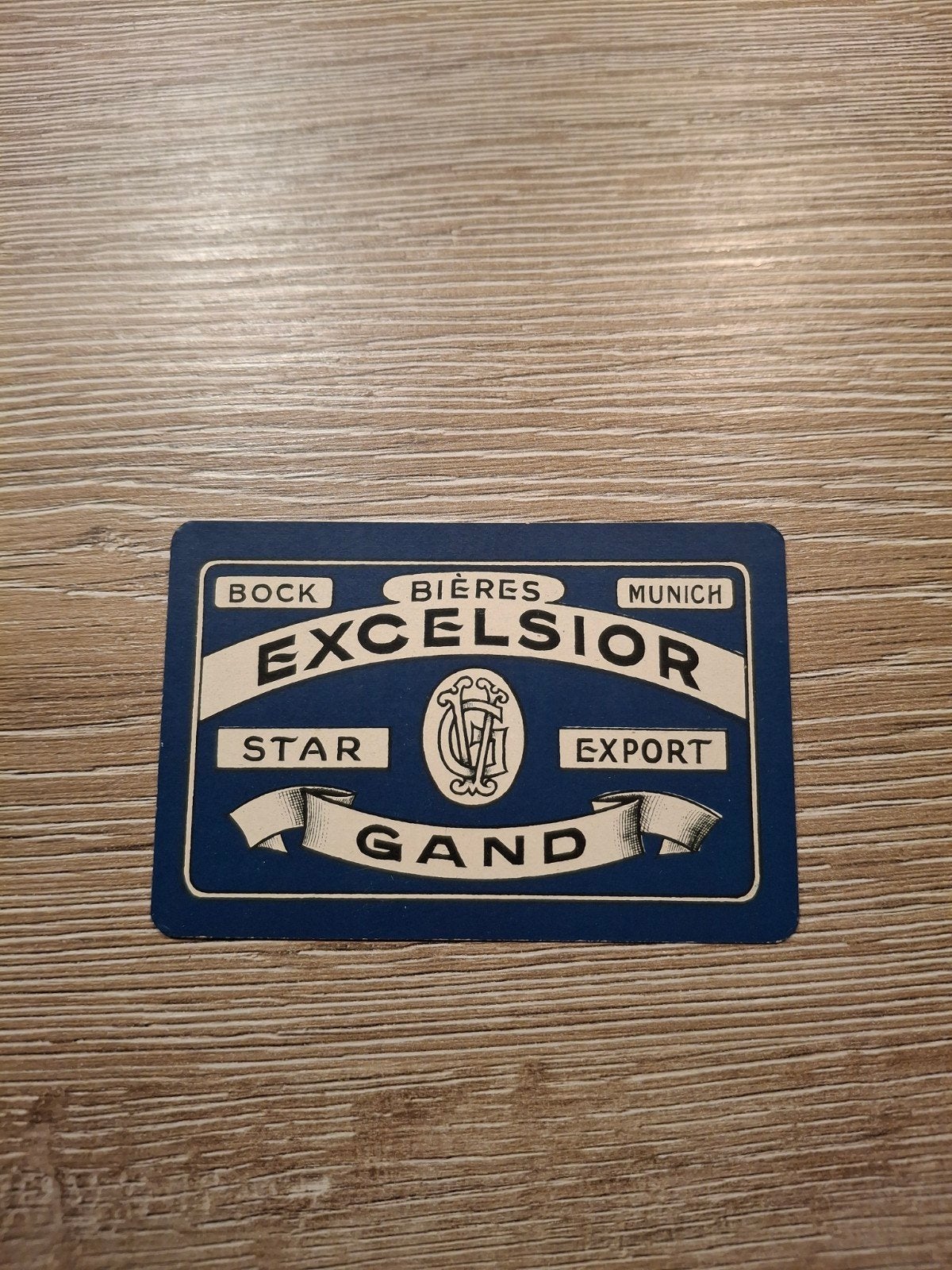 Oude speelkaart excelsior gand, Verzamelen, Ophalen of Verzenden