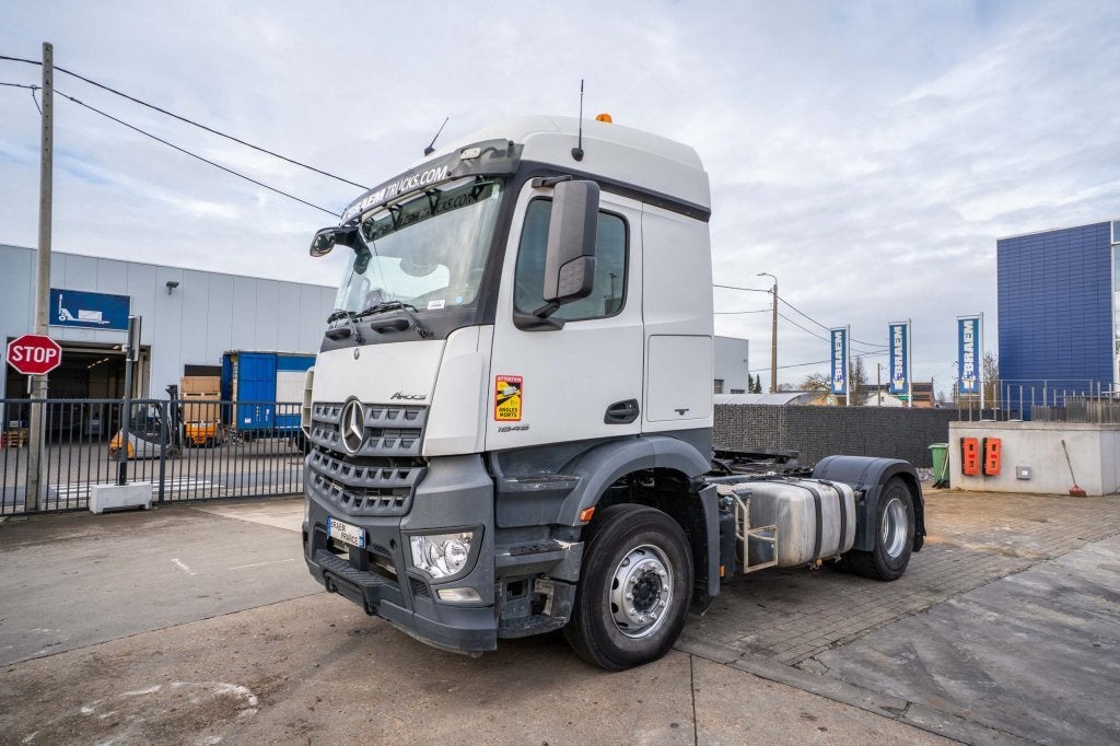 Mercedes-Benz AROCS 1845 BLS + KIPHYDR. (no actros), Auto's, Automaat, Achterwielaandrijving, Euro 6, Wit