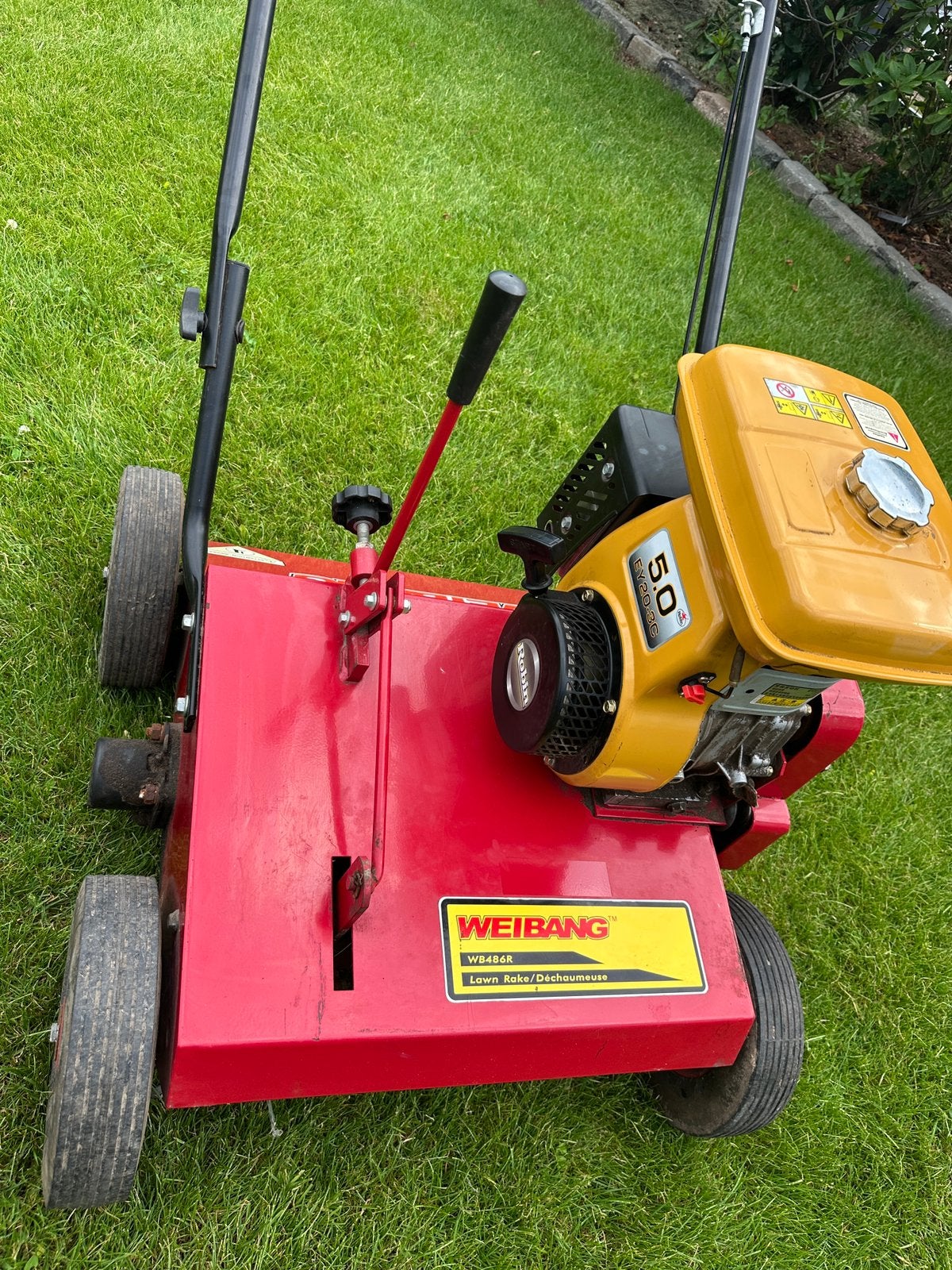 Verticuteermachine Weibang, Tuin en Terras, Ophalen, Zo goed als nieuw