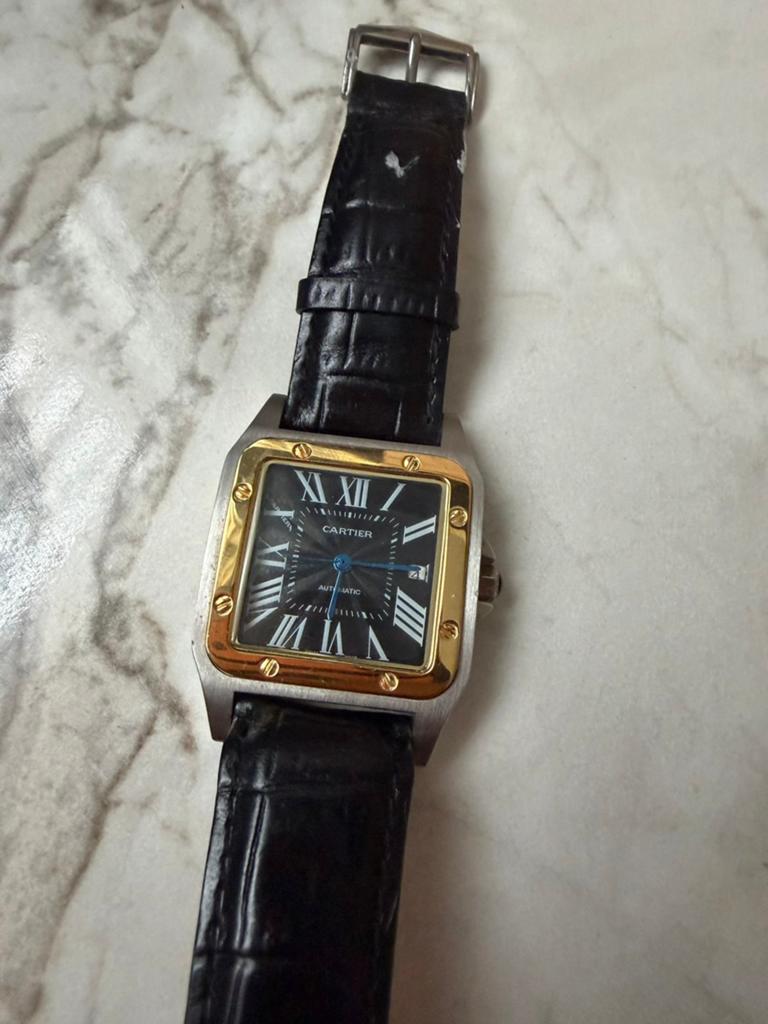 Cartier Santos, Ophalen of Verzenden, Zo goed als nieuw, Polshorloge, Overige merken