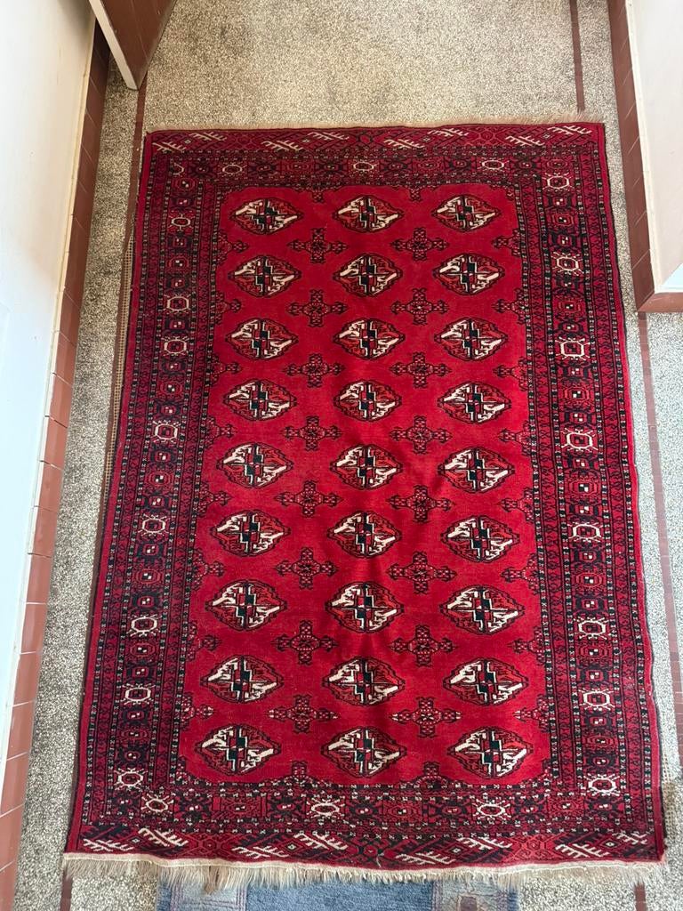 Grand Tapis BOKHARA Artisanal – Laine – 145x240 cm -État top, Enlèvement