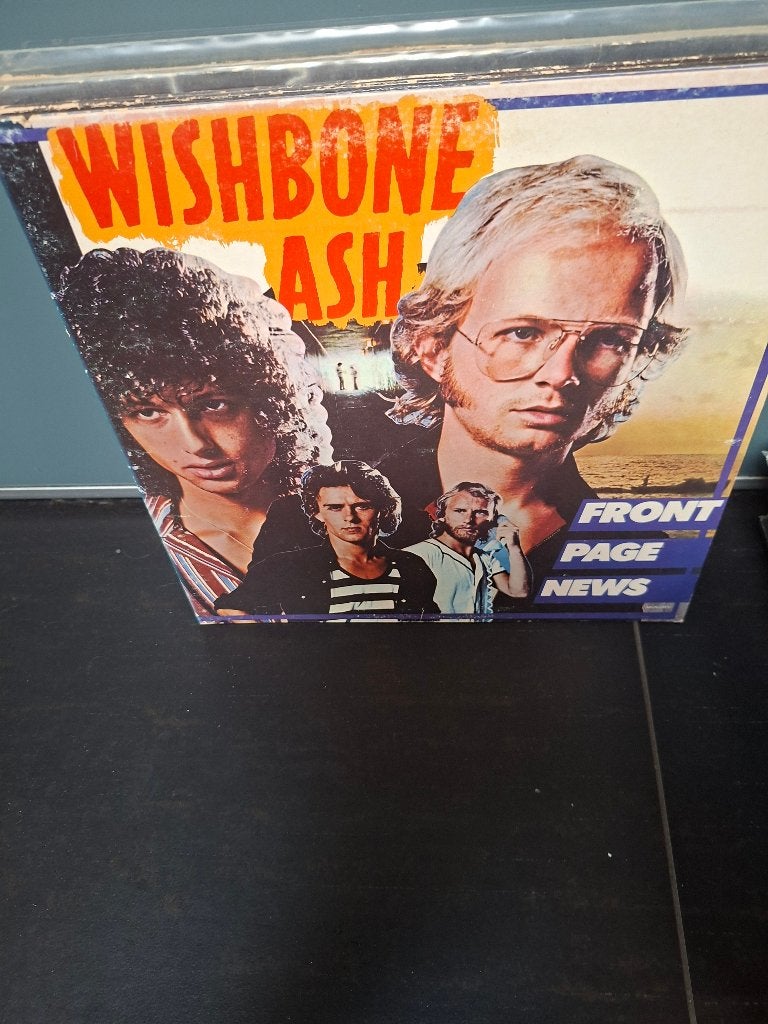 lp - wishbone ash - front page news - vak 10, Cd's en Dvd's, Fotohoes, LP, Gebruikt, Hardrock