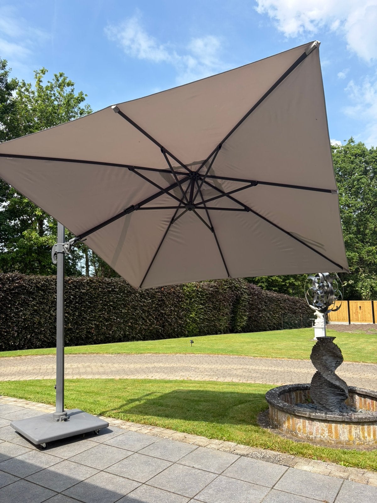 Parasol 3m x 3m, Ophalen, Nieuw