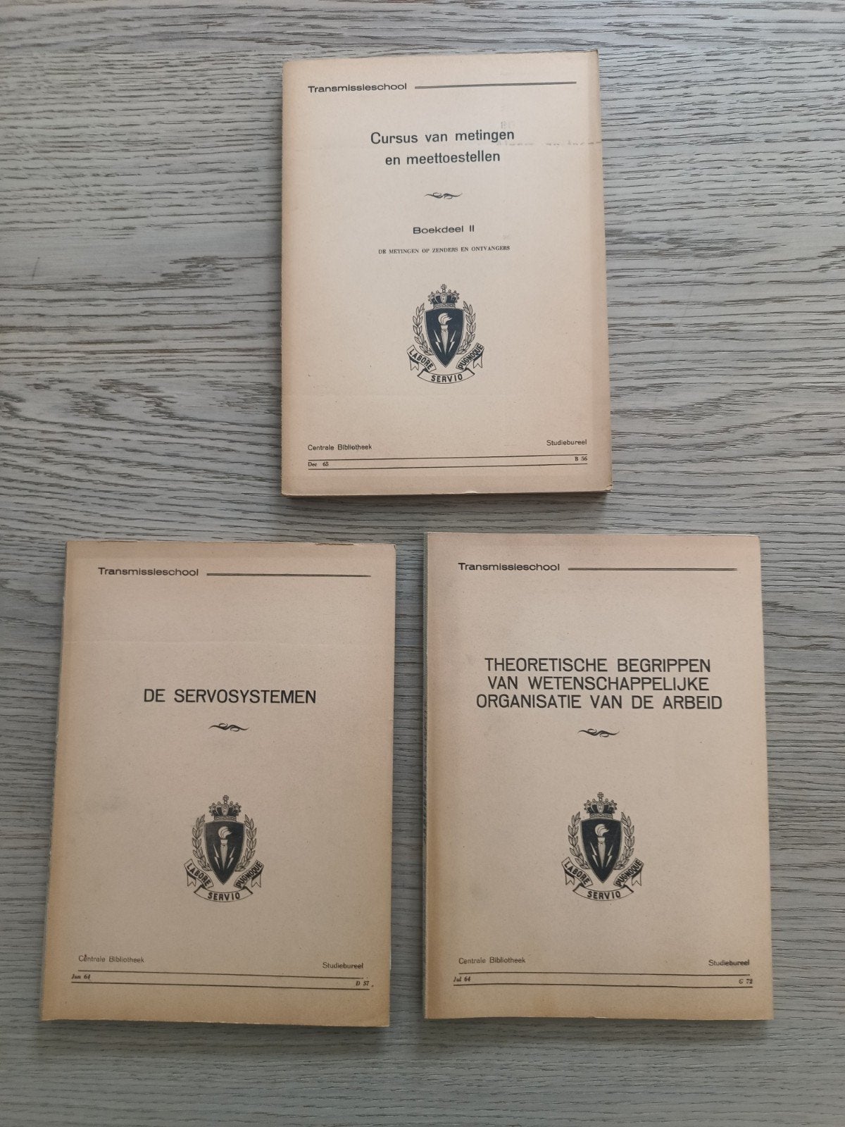 ABL  6 handboeken transmissieschool, Ophalen of Verzenden, Landmacht, Boek of Tijdschrift
