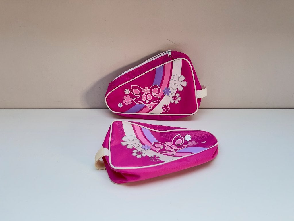 Lot de 2 trousses / sacoches de vélo enfant roses fuchsia, Vélos & Vélomoteurs, Enlèvement ou Envoi, Utilisé