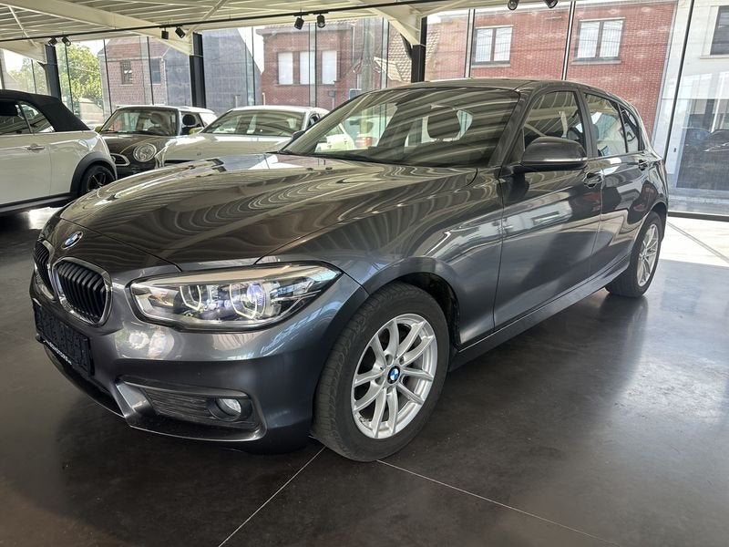 BMW Série 1 118i Adv. Antrac. Navi Led+Xenon, Autos, 100 kW, Argent ou Gris, Achat, Boîte manuelle