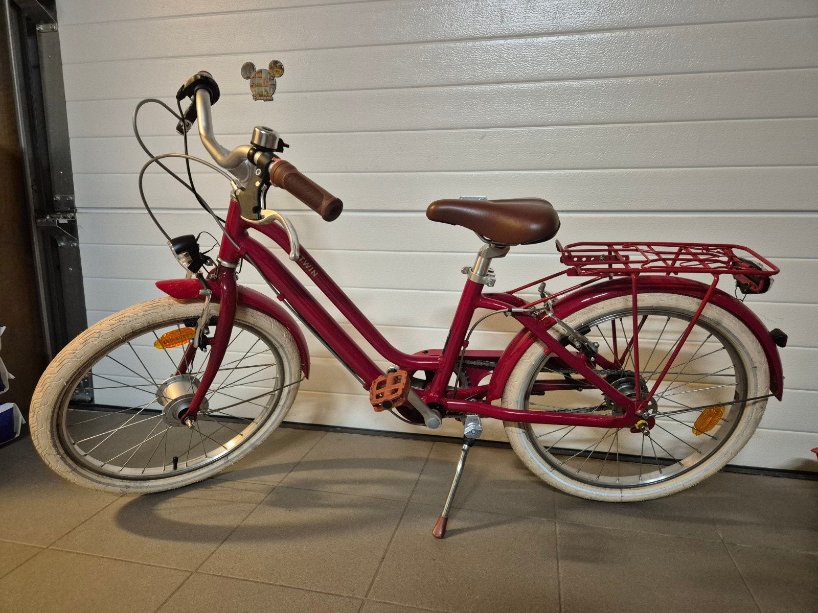 Meisjesfiets 20", Ophalen, Zo goed als nieuw, 20 inch, Handrem