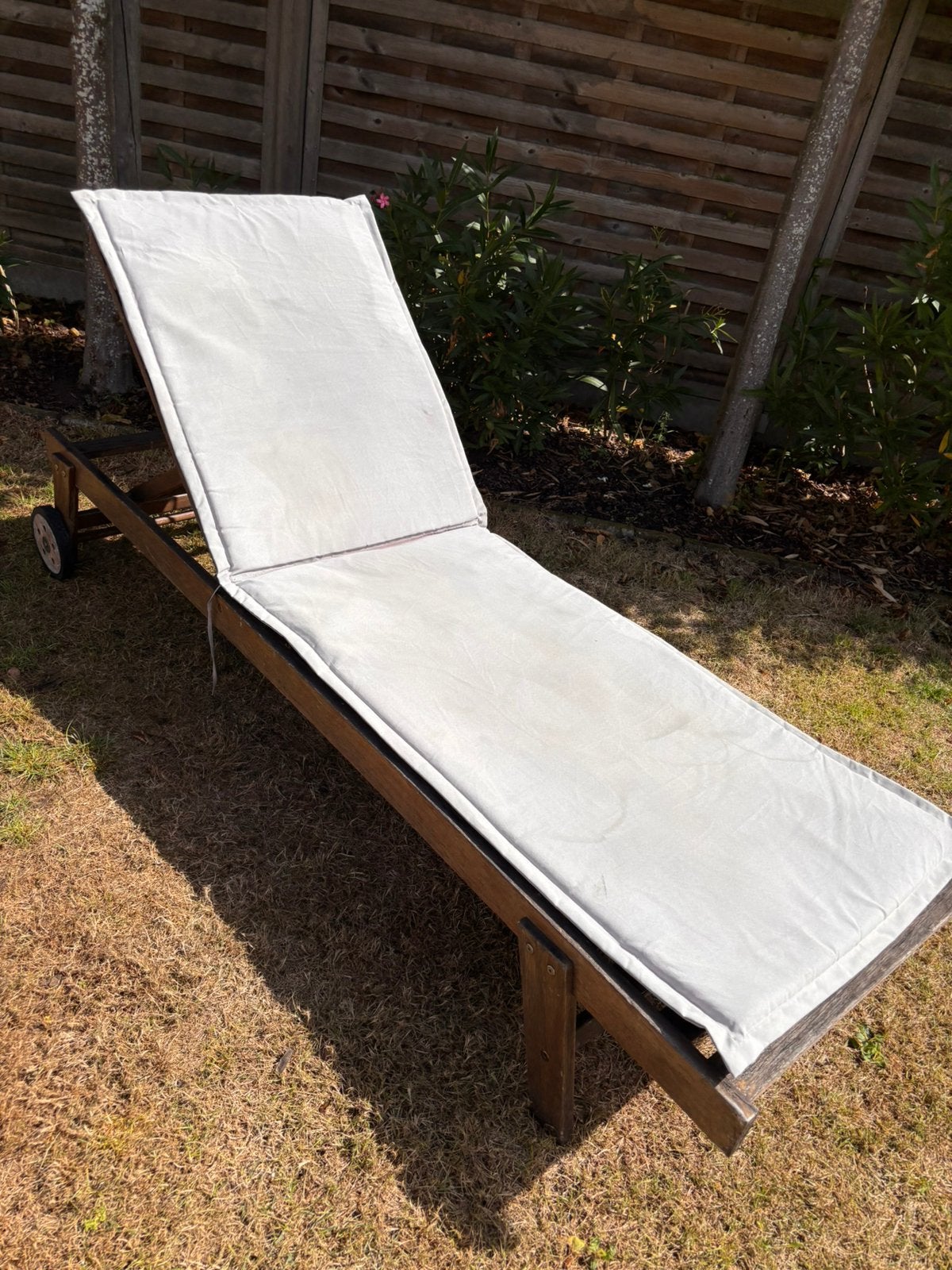 Tuin ligstoel met kussen, Tuin en Terras, Ophalen, Gebruikt