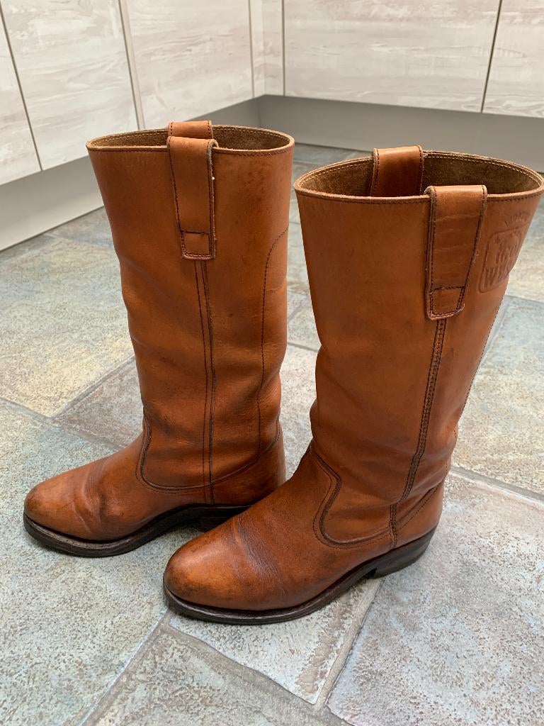 Bottes vintage marque GoWest pointure 40, Bottes, Enlèvement ou Envoi, Go West, Brun