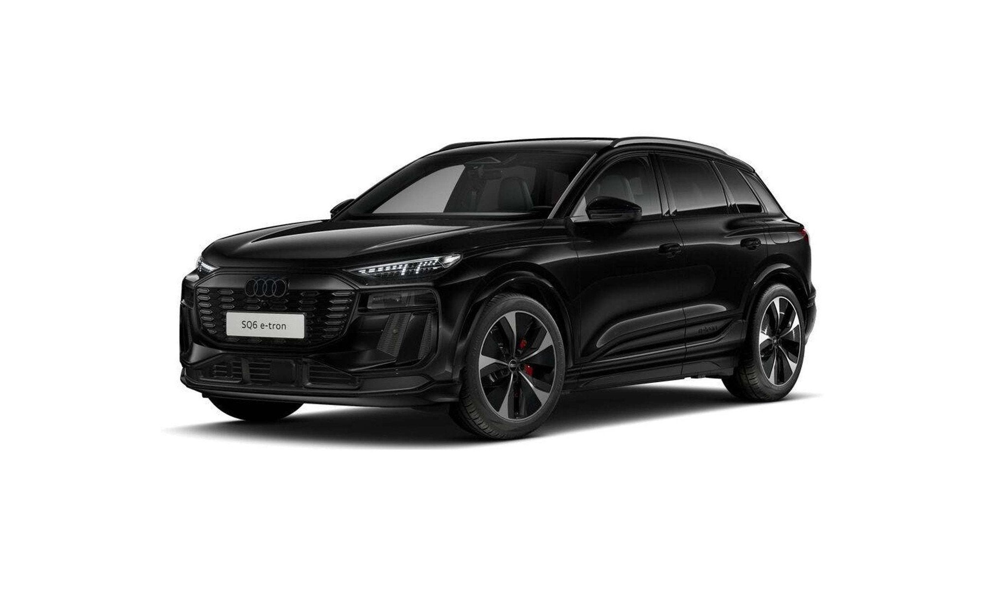 Audi SQ6 e-tron SQ6 e-Tron l Pano l B&O l HUD l Luchtvering, Auto's, Adaptive Cruise Control, Gebruikt, Zwart, Zwart