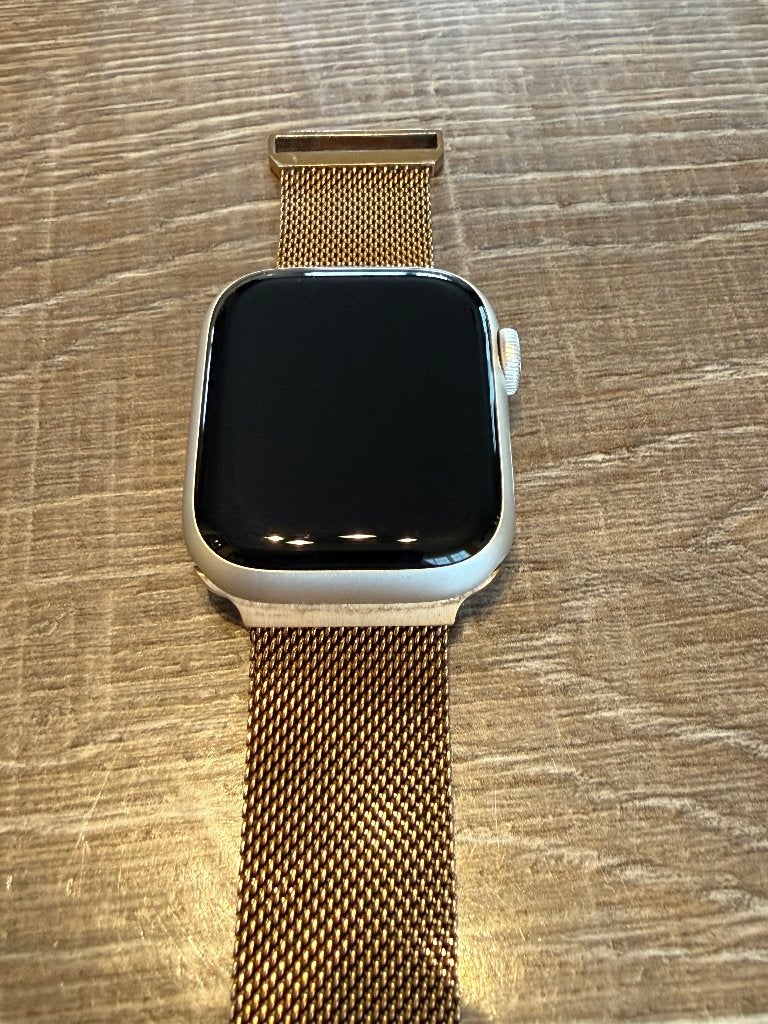 Apple Watch Series 8 41mm Starlight Aluminium GPS, Étanche, Apple Watch, IOS, Avancer d'un pas