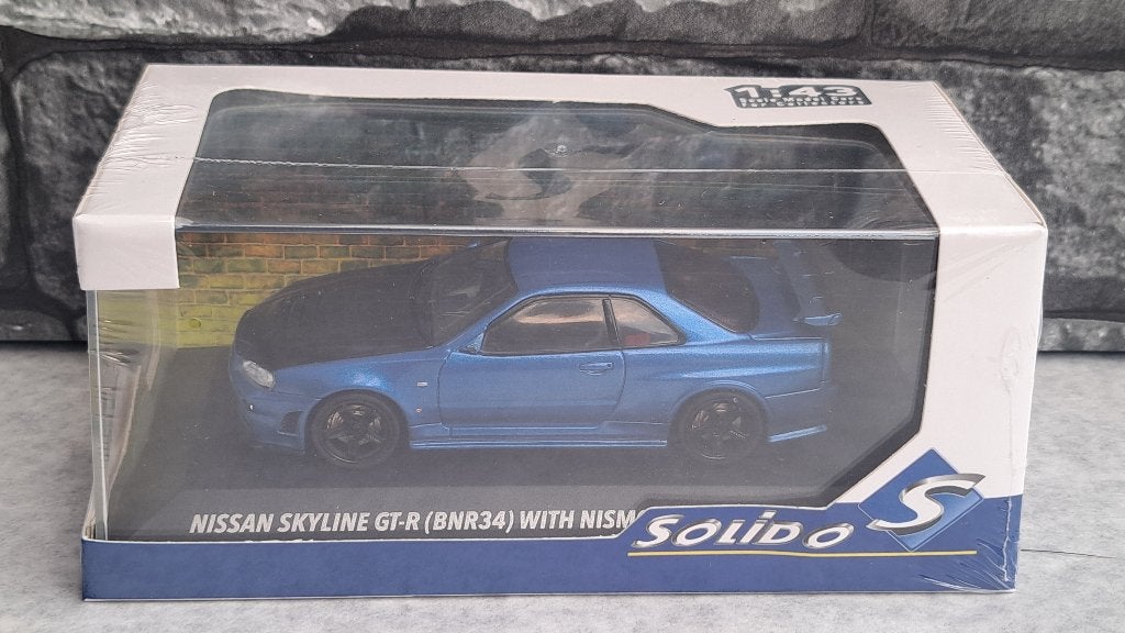 Nissan Skyline GT-R (BNR34) NISMO 1/43ème, Enlèvement ou Envoi, Solido, Voiture, Solido