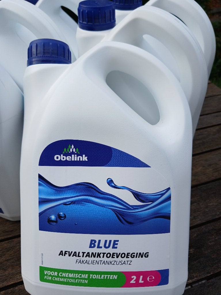 6 stuks obelink blue toiletvloeistof 2l, Ophalen, Nieuw