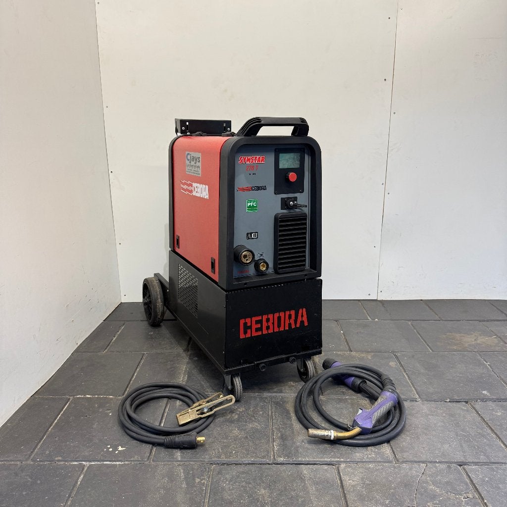 Pulse MIG Cebora Synstar 270T Laspost Halfautomaat Inox ALU, Doe-het-zelf en Bouw, Ophalen of Verzenden, Gebruikt, 250 ampère