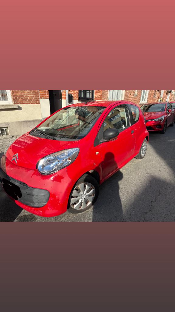 Citroen C1 2008, Autos, Citroën, Particulier, C1, Essence, Euro 4, Autre carrosserie, 3 portes, Boîte manuelle, Rouge, Enlèvement