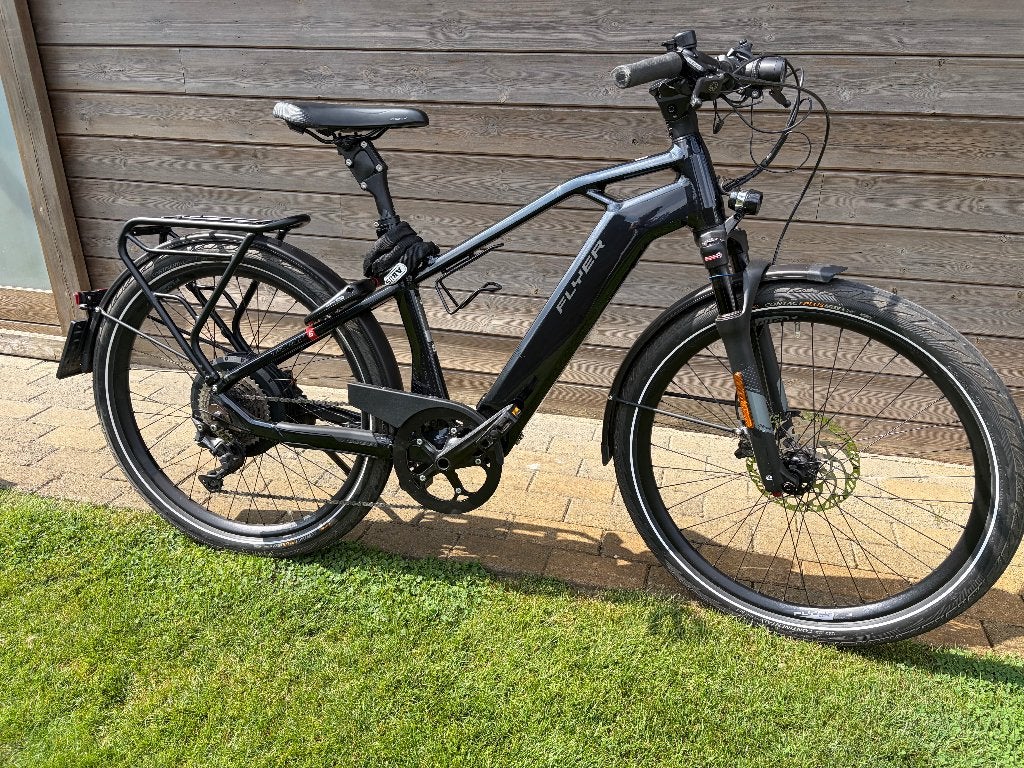 Speedpedelec flyer upstreet 6. 7.10, Fietsen en Brommers, 51 tot 55 cm, Ophalen, Zo goed als nieuw, 50 km per accu of meer