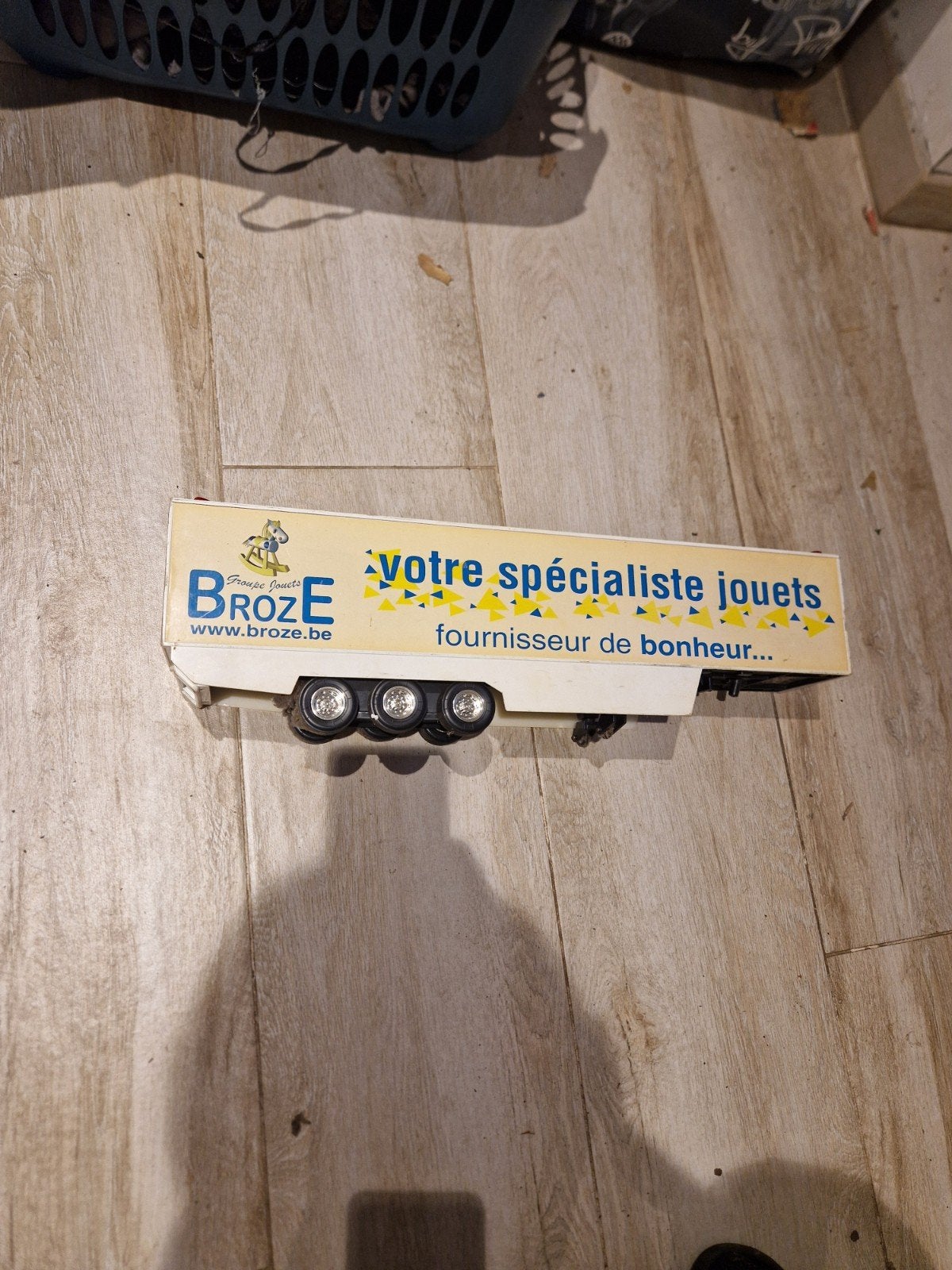 remorque camion jouet Bronze année 80, Enlèvement ou Envoi