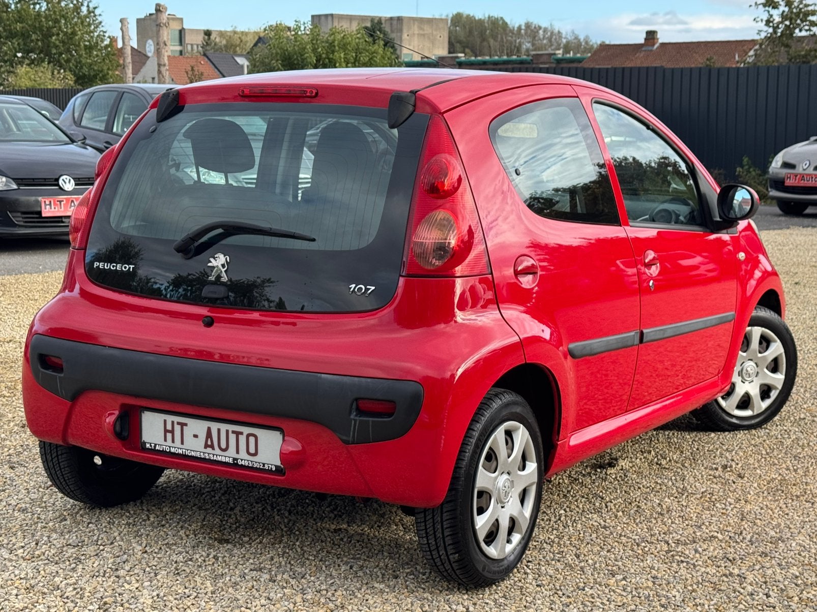 Peugeot 107 1.0i Active/Nieuwstaat/Euro5/1 jaar garantie, Auto's, Voorwielaandrijving, 50 kW, Zwart, Bedrijf