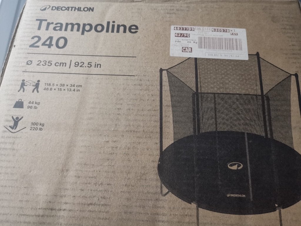Trampoline, Enfants & Bébés, Jouets | Extérieur | Trampolines, Enlèvement, Neuf