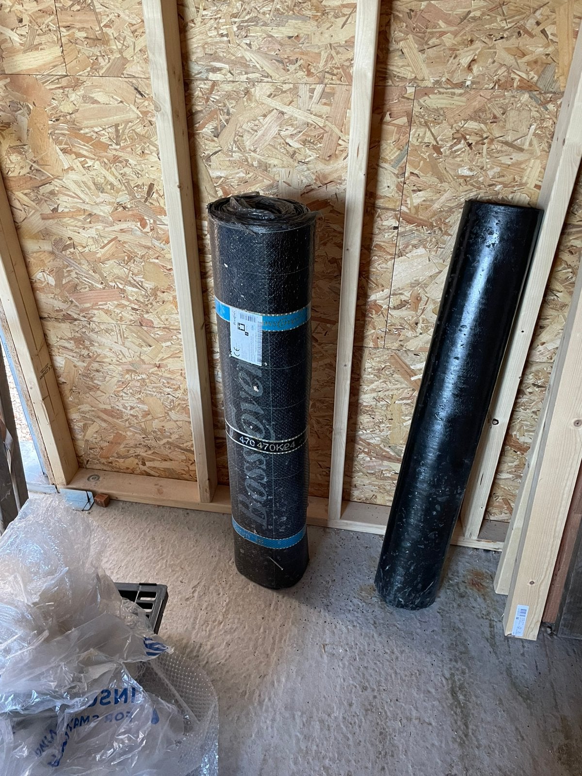 Roofing toplaag 5x1m. Volledige rol, Doe-het-zelf en Bouw, Ophalen, Zwart, Overige typen, Nieuw