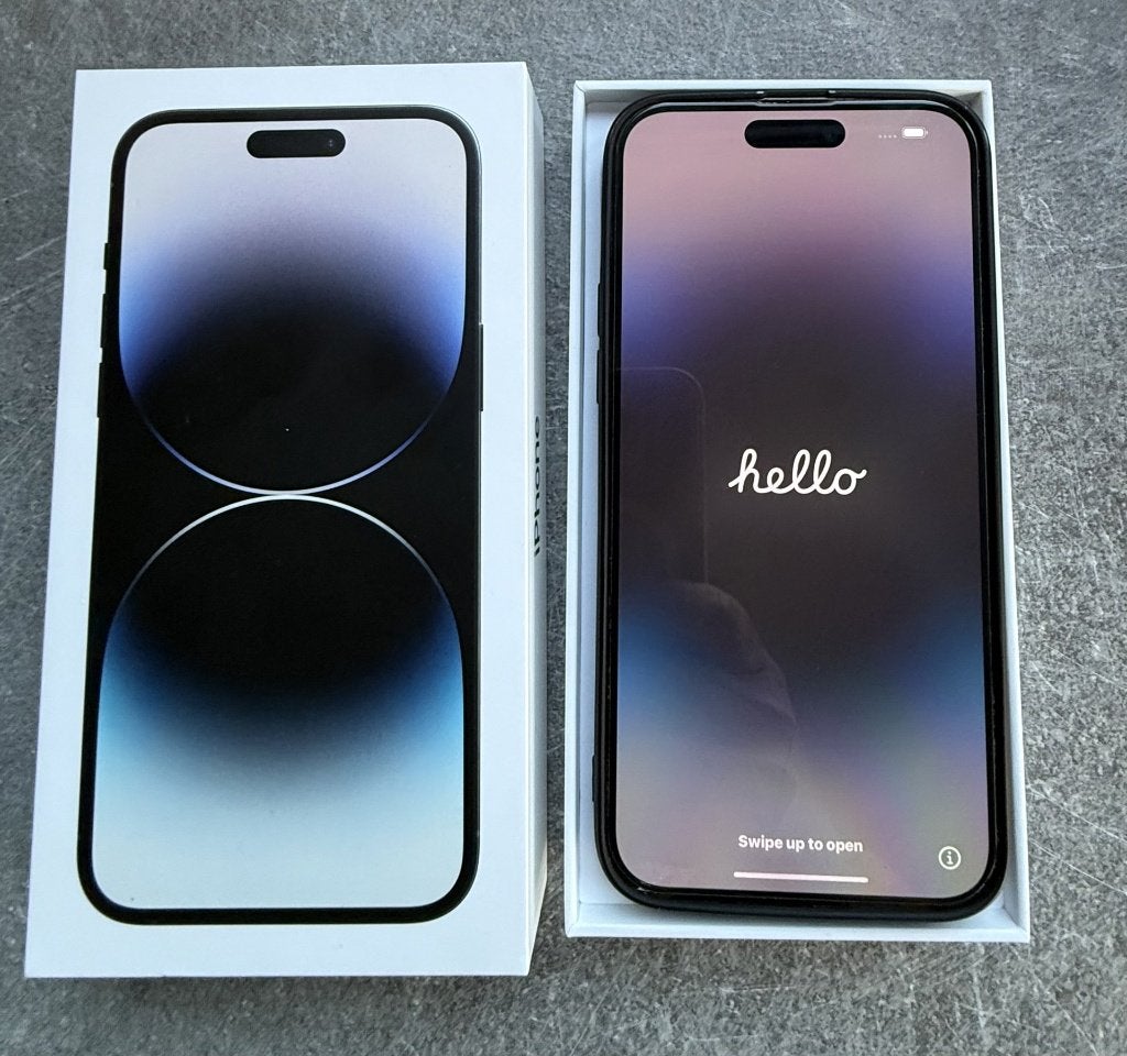 iPhone 14 Pro Max 256 Go zwart (originele doos + factuur), Telecommunicatie, 256 GB, Gebruikt, Zwart, Ophalen of Verzenden