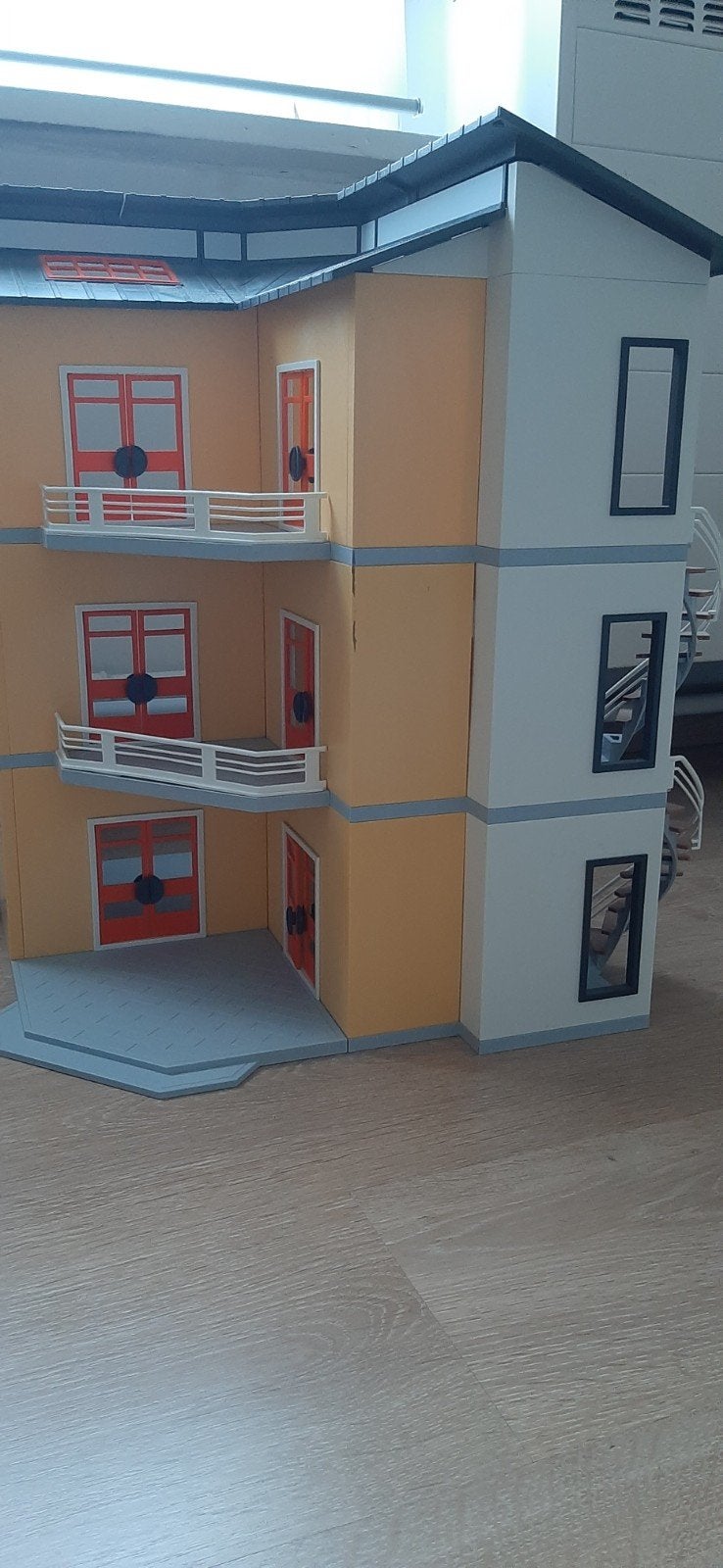 playmobil speelhuis, Ophalen