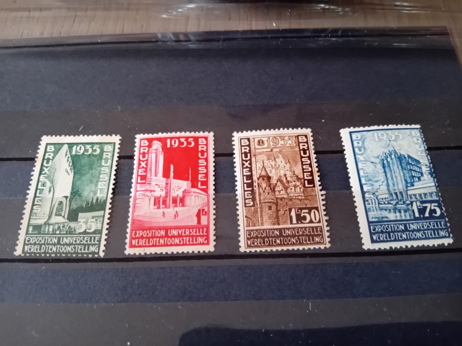 Timbres de Belgique n 386/389* lot 625B, Envoi, Neuf