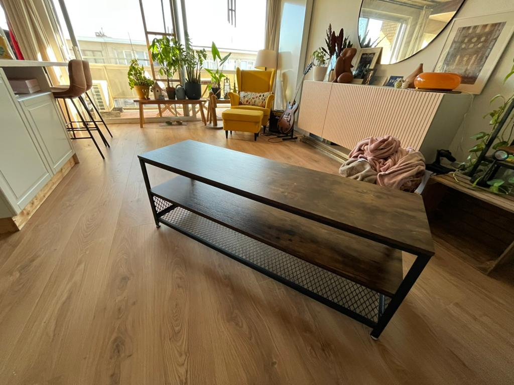 Industrieel TV meubel, Huis en Inrichting, Ophalen, Gebruikt