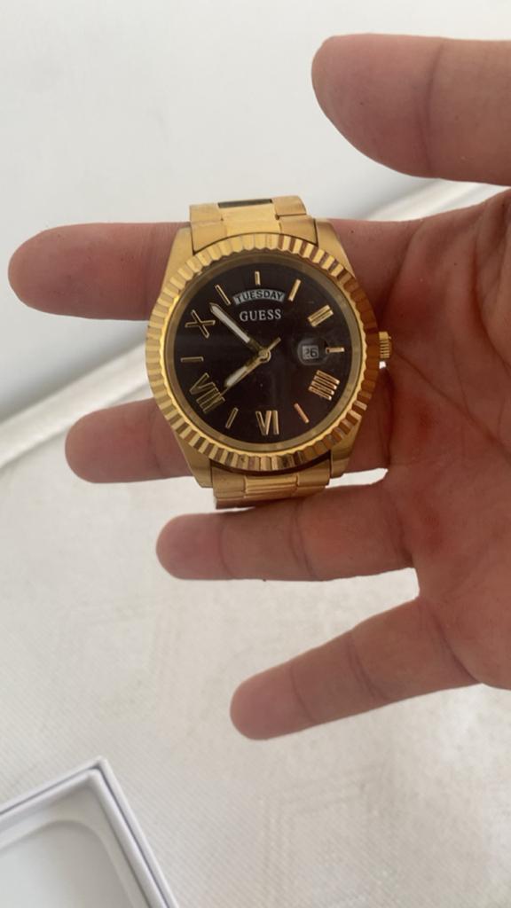 Gues horloge, Polshorloge, Zo goed als nieuw, Goud, Goud