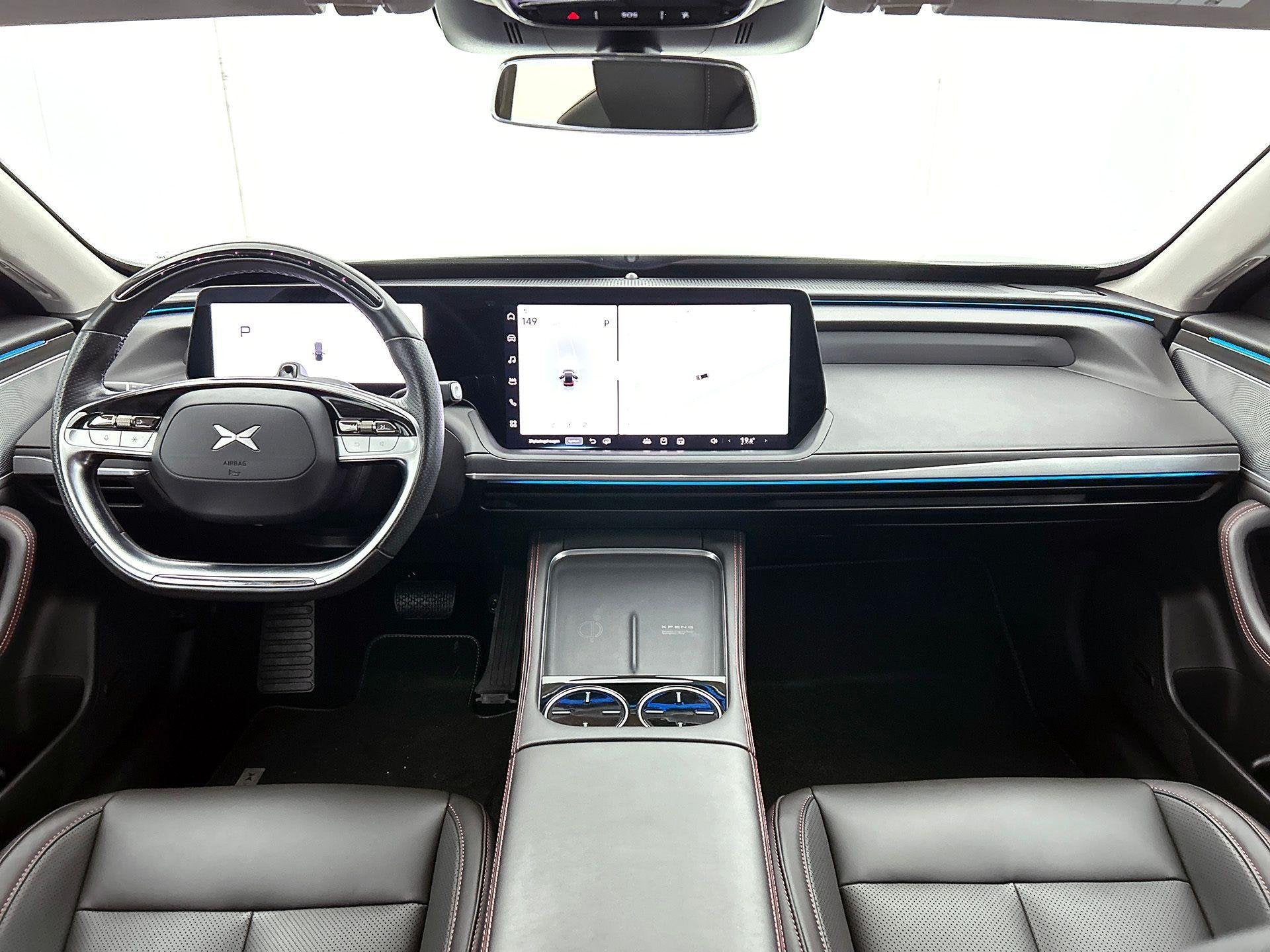 XPENG P7 BEV 86KWH Long Range RWD, Auto's, XPENG, Gebruikt, Zwart, 576 km, 276 pk