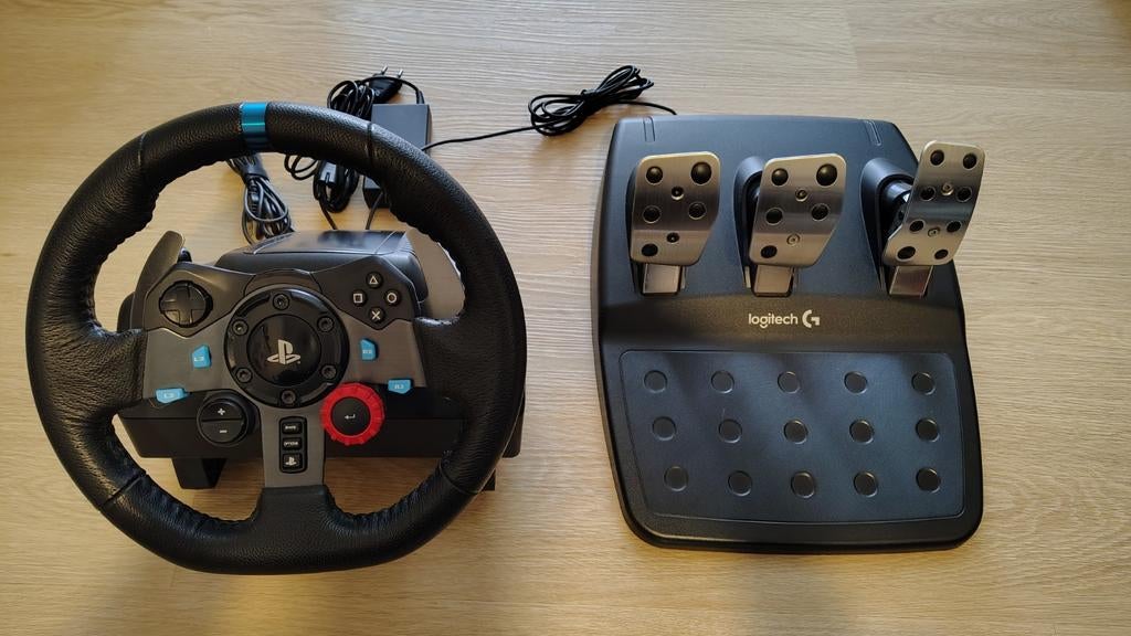 Logitech G29 PC/PS - weinig gebruikt, Ophalen, Racestuur, Force feedback, PC