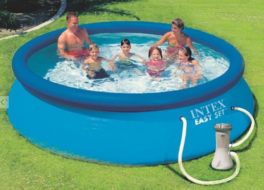 Piscine intex 4,57m x 1,22m, Piscine gonflable, 300 cm ou plus, Rond, Enlèvement