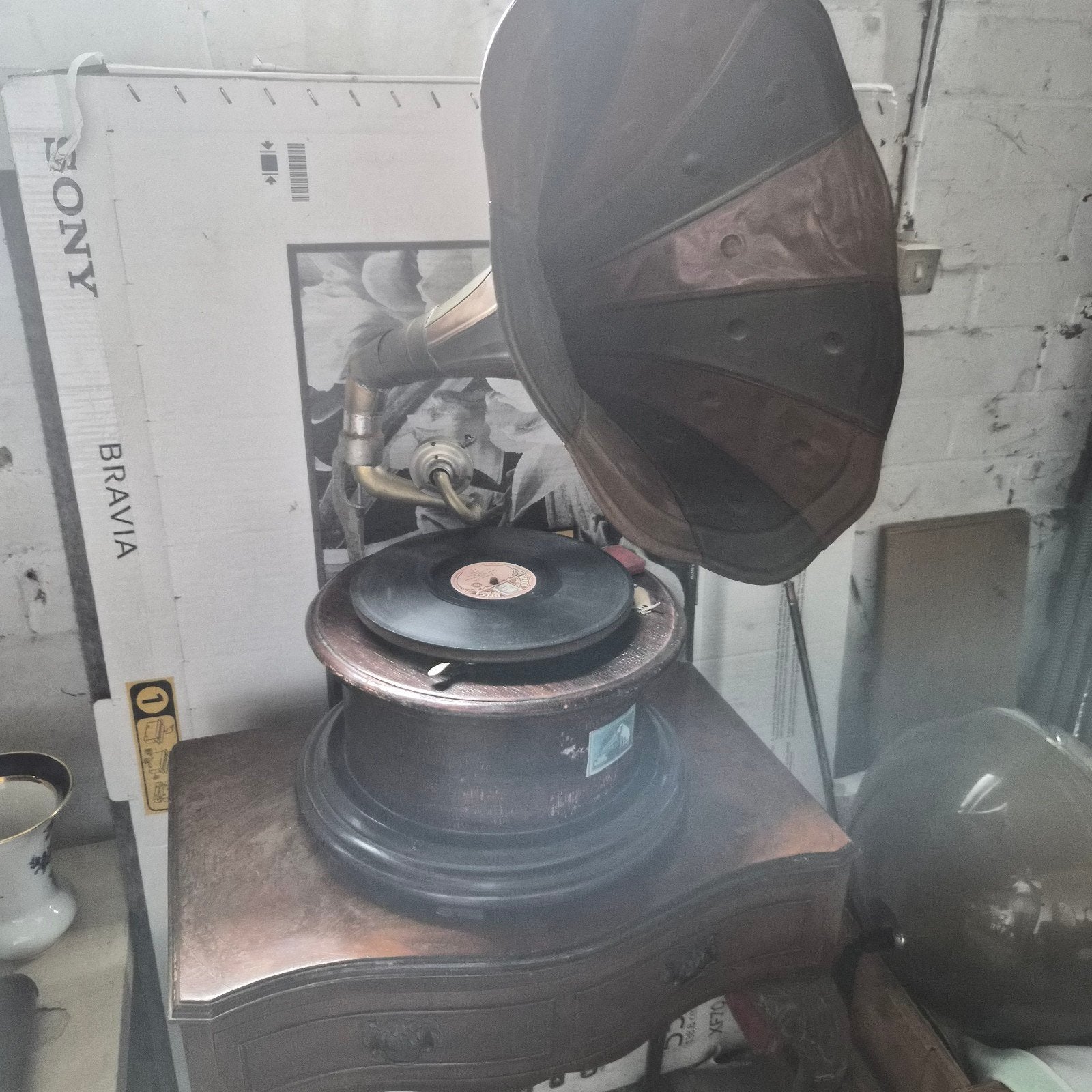 grammofoon  spelen, Audio, Tv en Foto, Platenspelers, Ophalen
