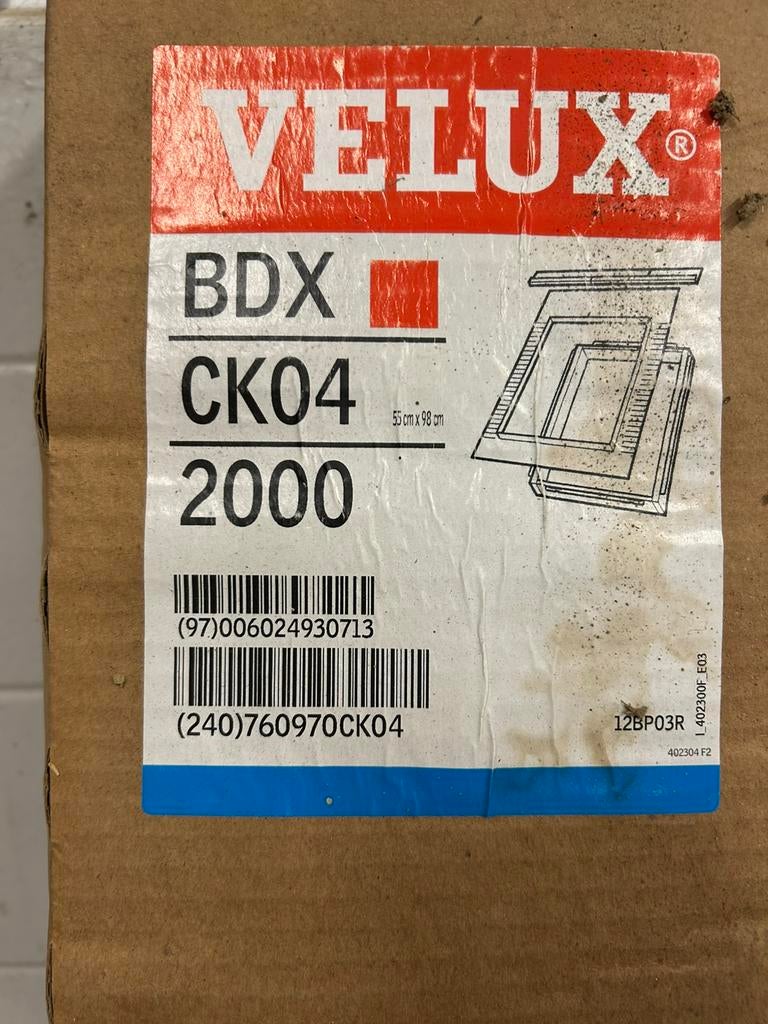 Velux cadre isolant neuf BDX CK04 2000, Enlèvement ou Envoi, Comme neuf