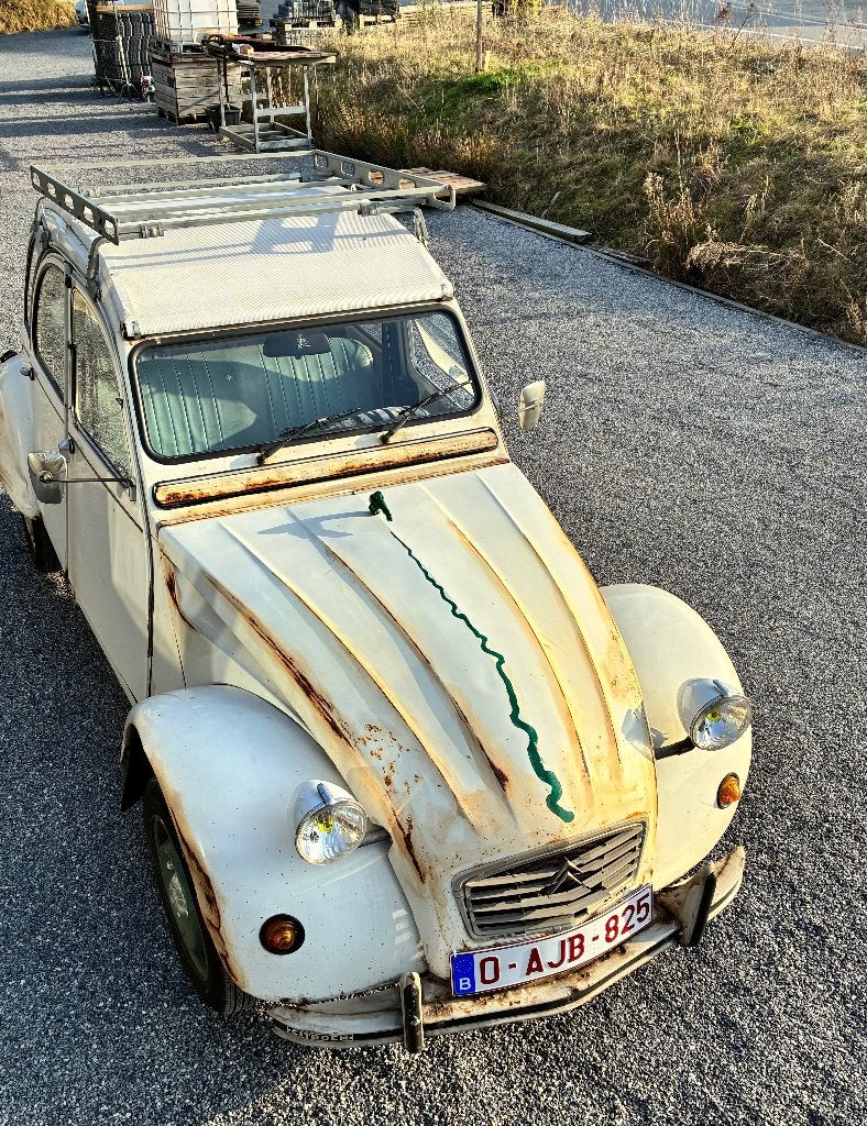 Citroen 2cv Perrier oldtimer 2pk frigo singe fou, Auto's, Citroën, 2CV, Particulier, Te koop, Benzine